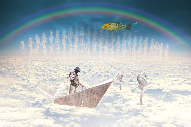 Über den Wolken ...