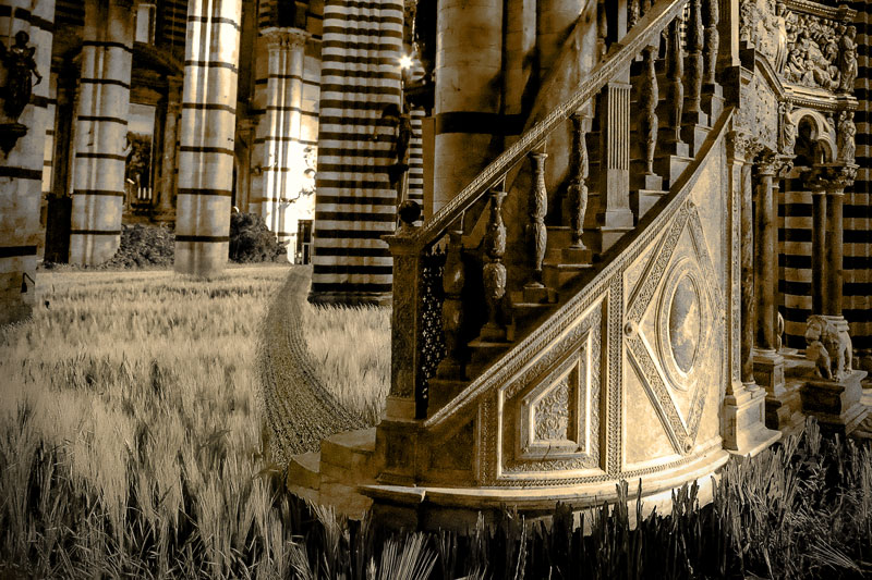 Landschaft in Kirche